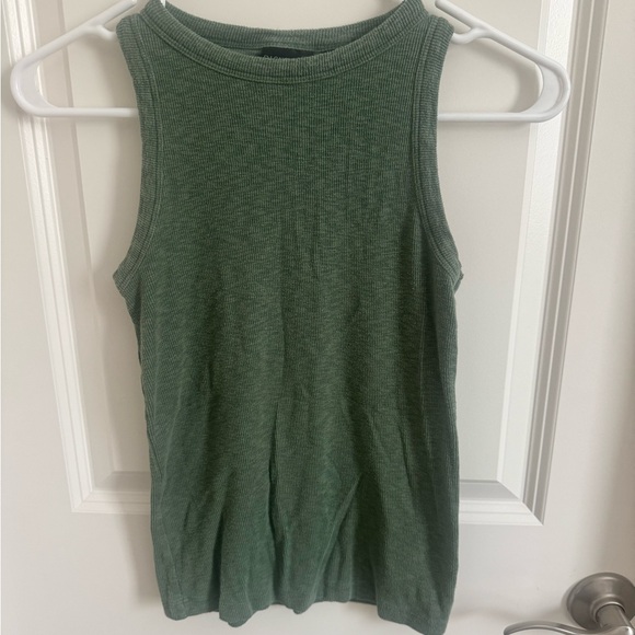 Rachel Zoe Tops - Rachel Zoe Forest Green Tank Top